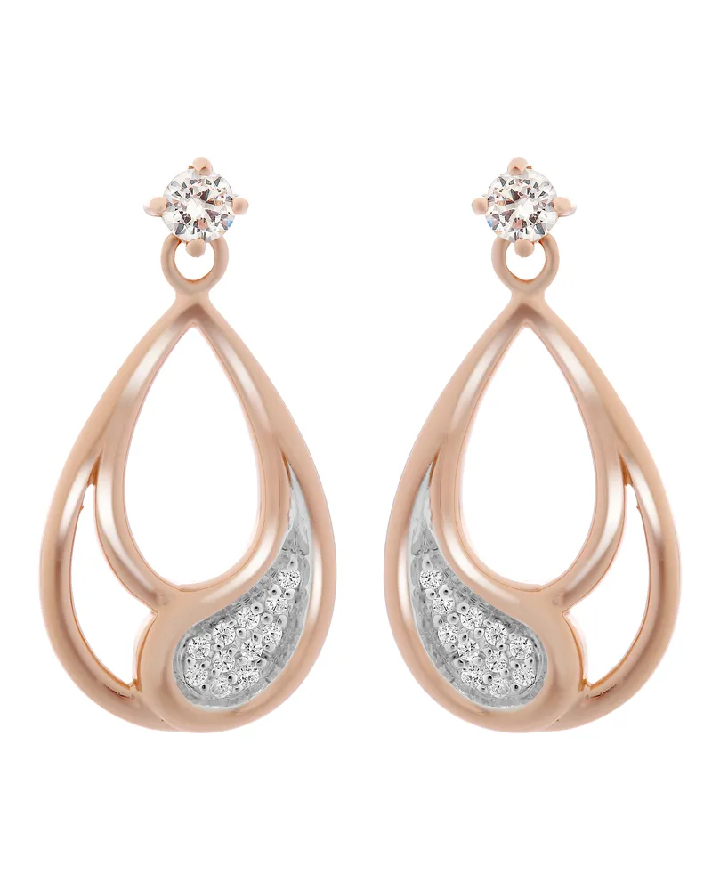 Orphelia Minna' Tropfenohrringe aus 925er Sterlingsilber für Damen - Rosé ZO-7228 Rosé
