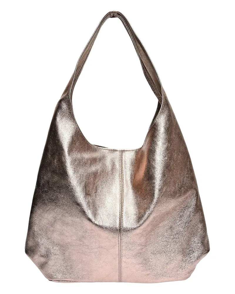 Luisa Vannini Bronze Rindsledertasche Bronze