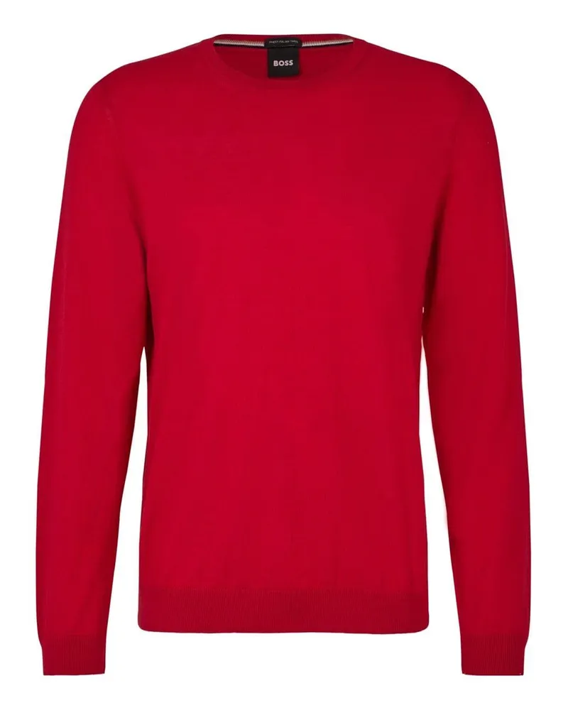 HUGO BOSS Leno-P" Pullover für Herren (Rot Rot