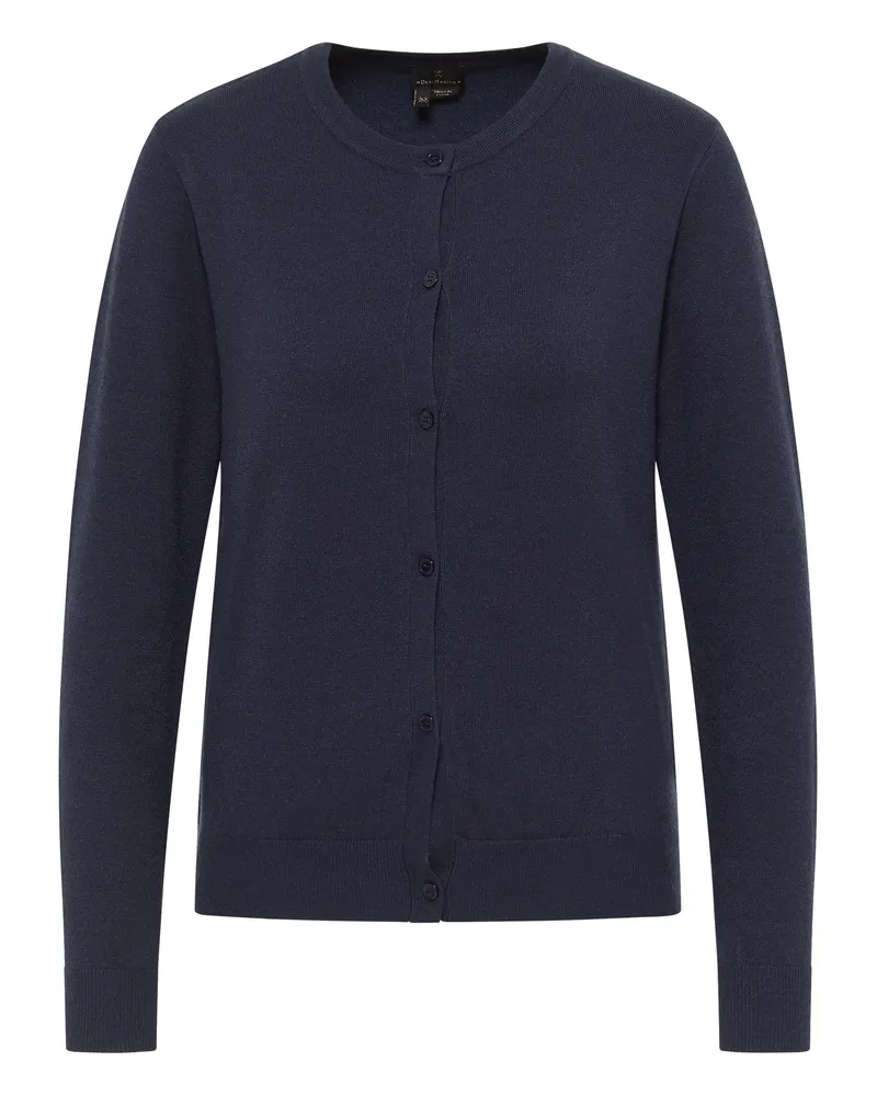 DreiMaster Strickjacke Damen Marine Marineblau