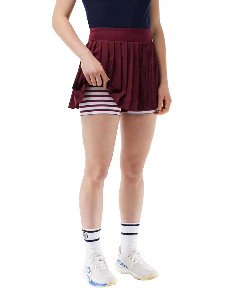 Lacoste Roland Garros Edition" Hosenrock für Damen (Violett Lila