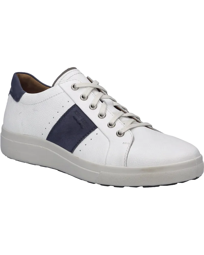 Josef Seibel Herren Sneaker Maddox 04 in weiss-blau Weiß