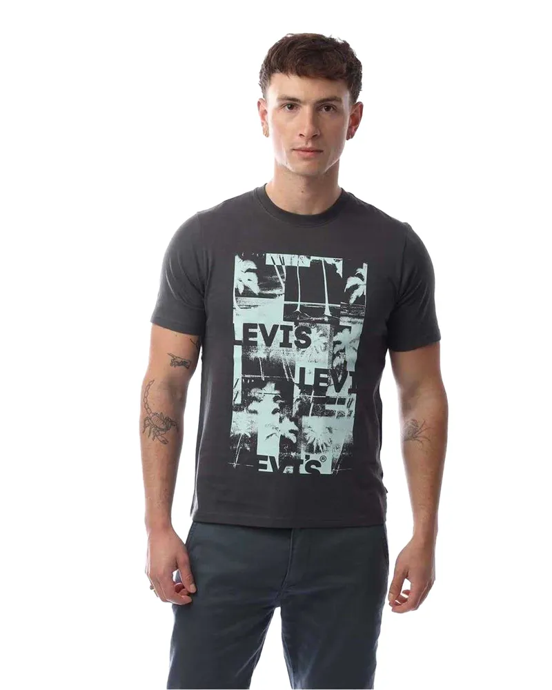 Levi's T-Shirt für Herren, leger (Schwarz Schwarz