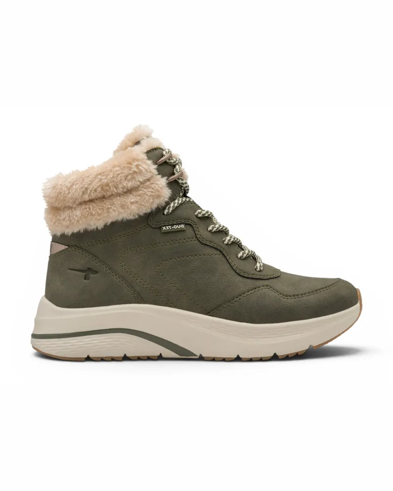 Tamaris Damengrüne warme Winterwasserdichte Schnürstiefel – 26278-45 Oliv