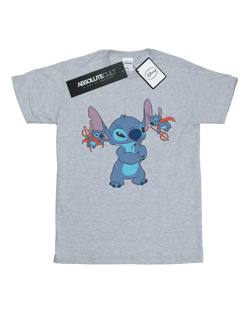 Disney Little Devils" T-Shirt für Herren (Grau Hellgrau