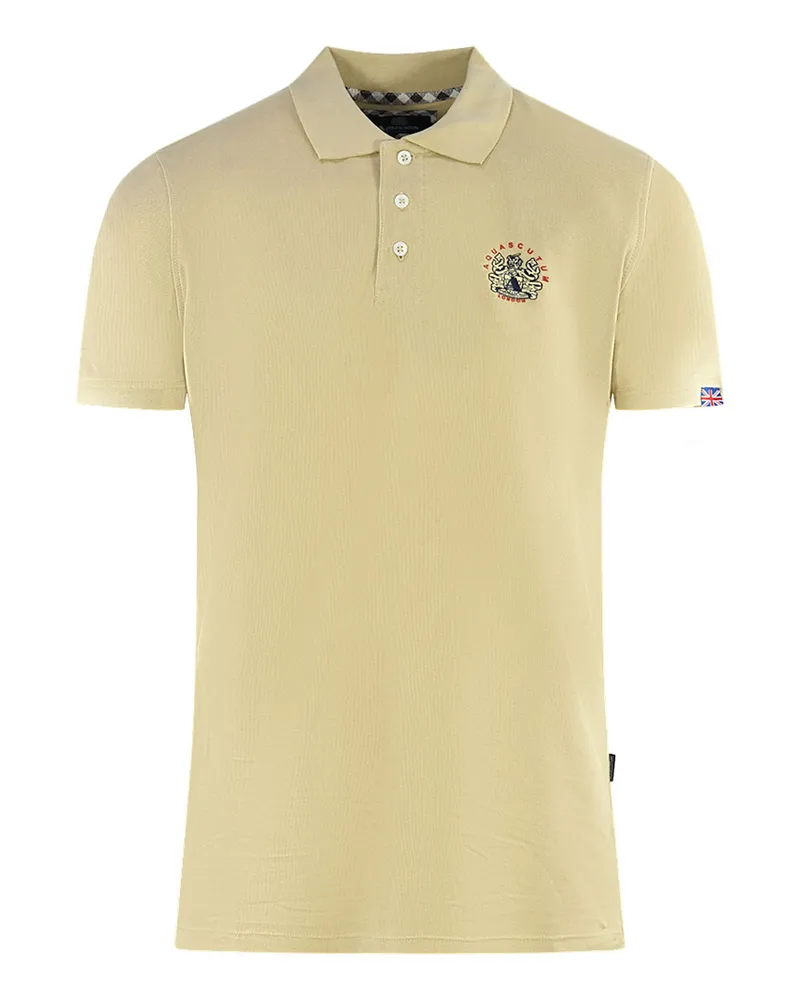 Aquascutum London Wappen Beige Poloshirt Beige