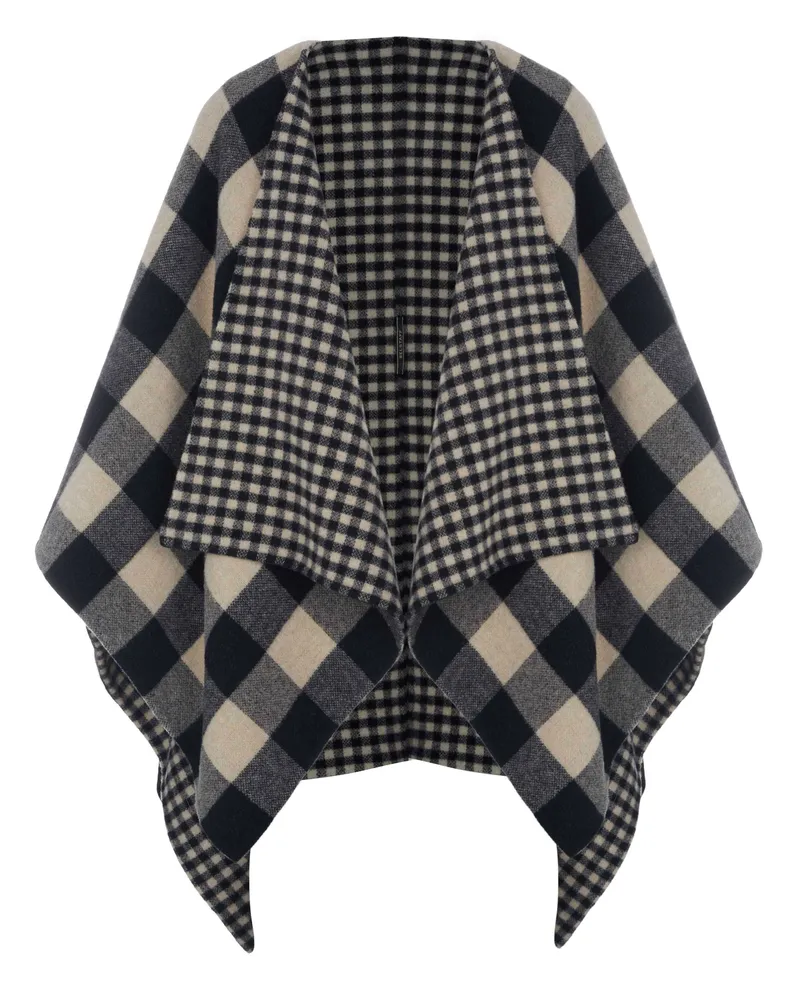 Belstaff Poncho schwarz-braun Schwarz