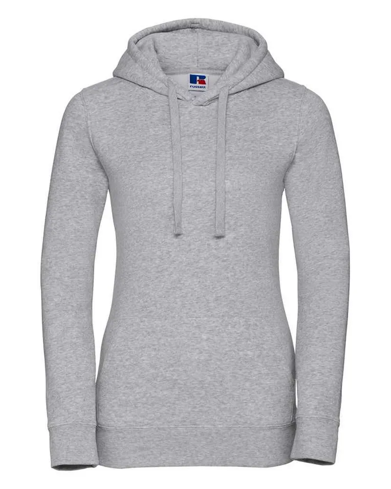 Russell Athletic Russell - "Authentic" Kapuzenpullover für Damen (Helle Oxfordfarbe Grau
