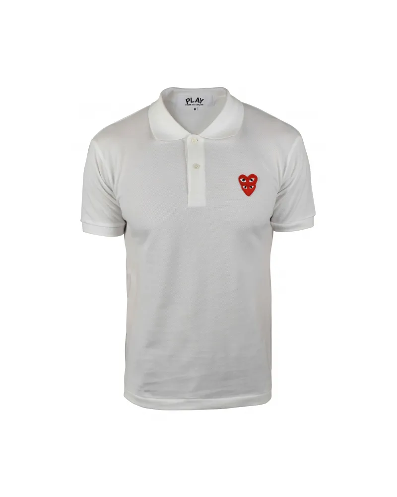 Comme des Garçons Poloshirt - Weiß Weiß