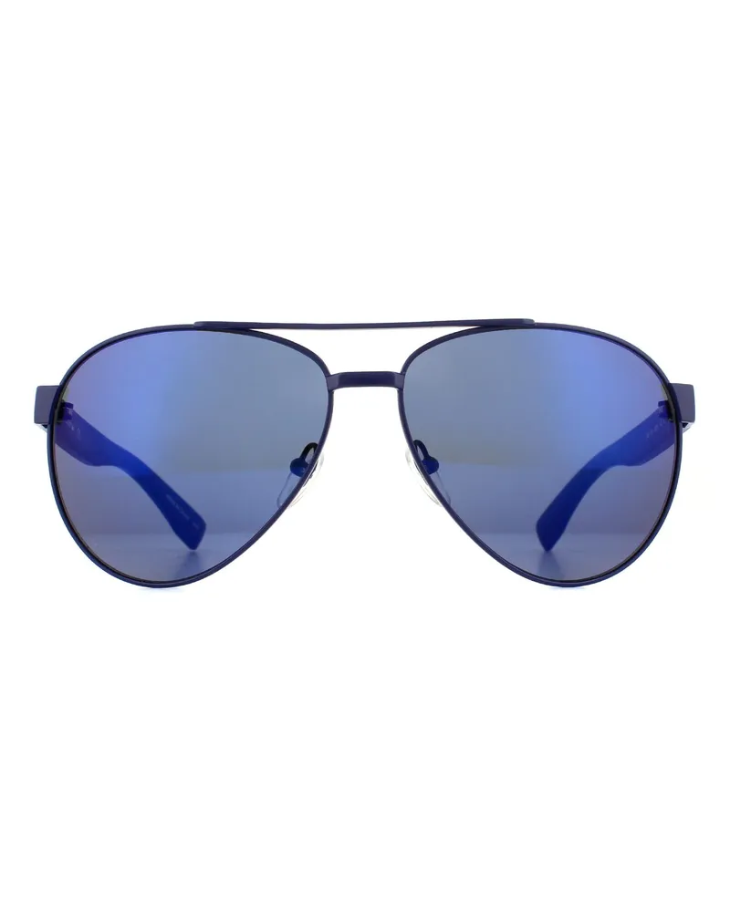 Lacoste Aviator Herren Blau Blaue Sonnenbrille Blau