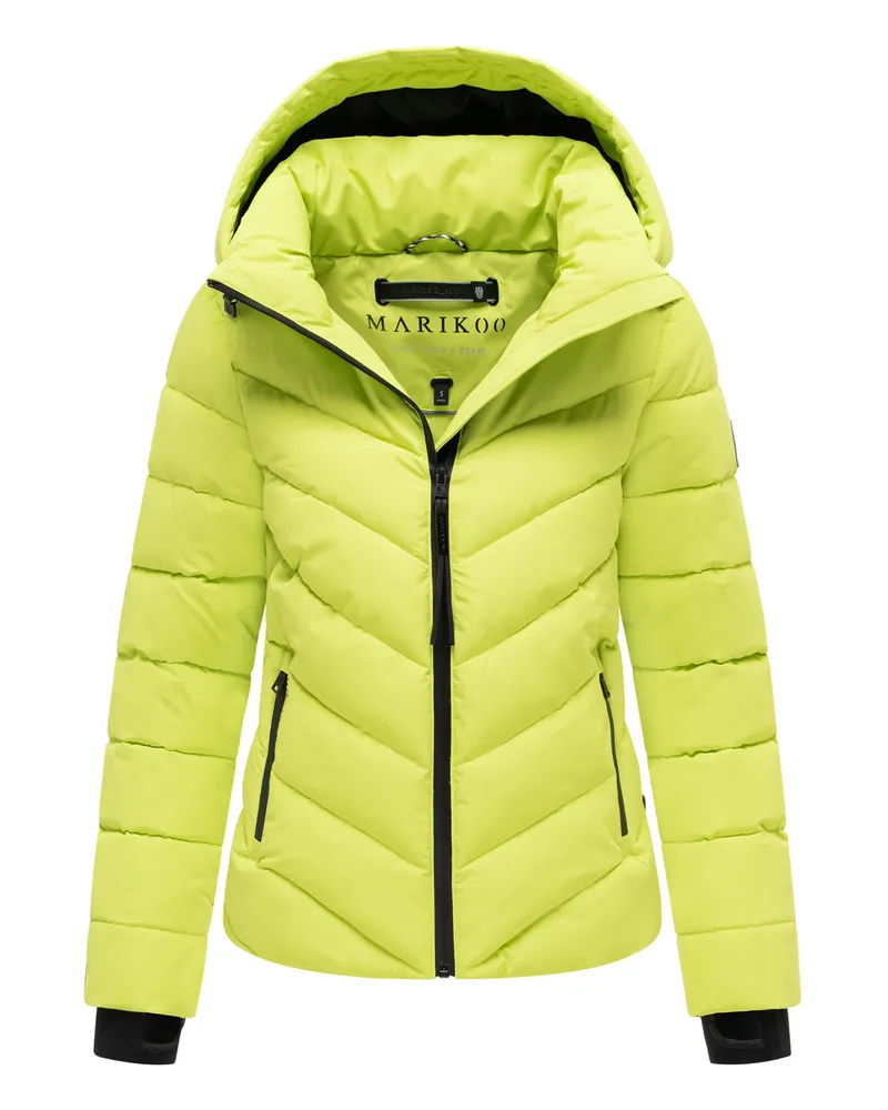 Marikoo Samuiaa Steppjacke mit abnehmbarer Kapuze - Grün Grün