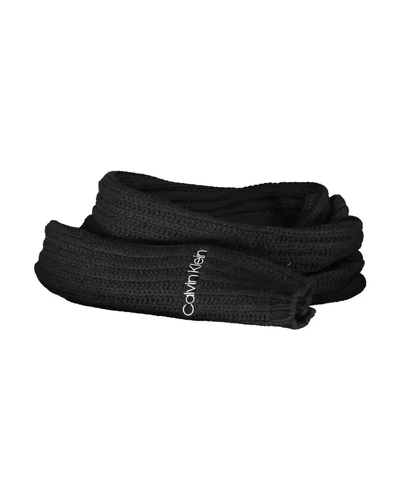Calvin Klein Rippstrickschal K60k606508 Schwarz