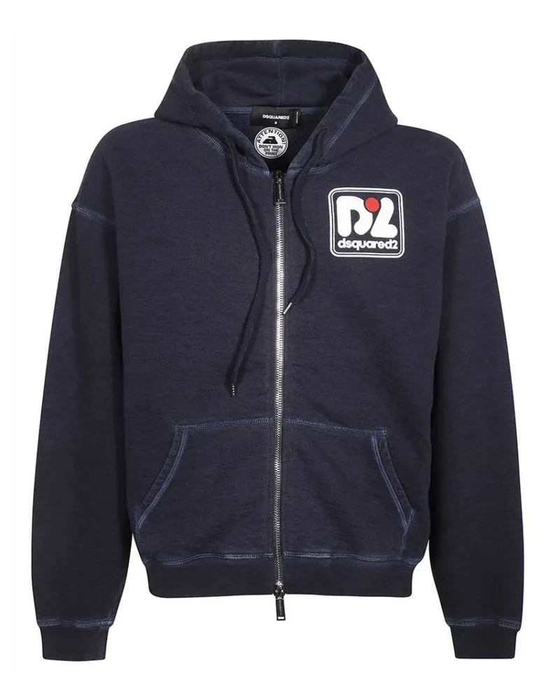 Dsquared2 Hercalina Fit - Dunkelmarineblauer Hoodie Marineblau