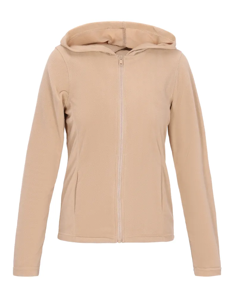 My Mo Fleecejacke Damen Beige Beige