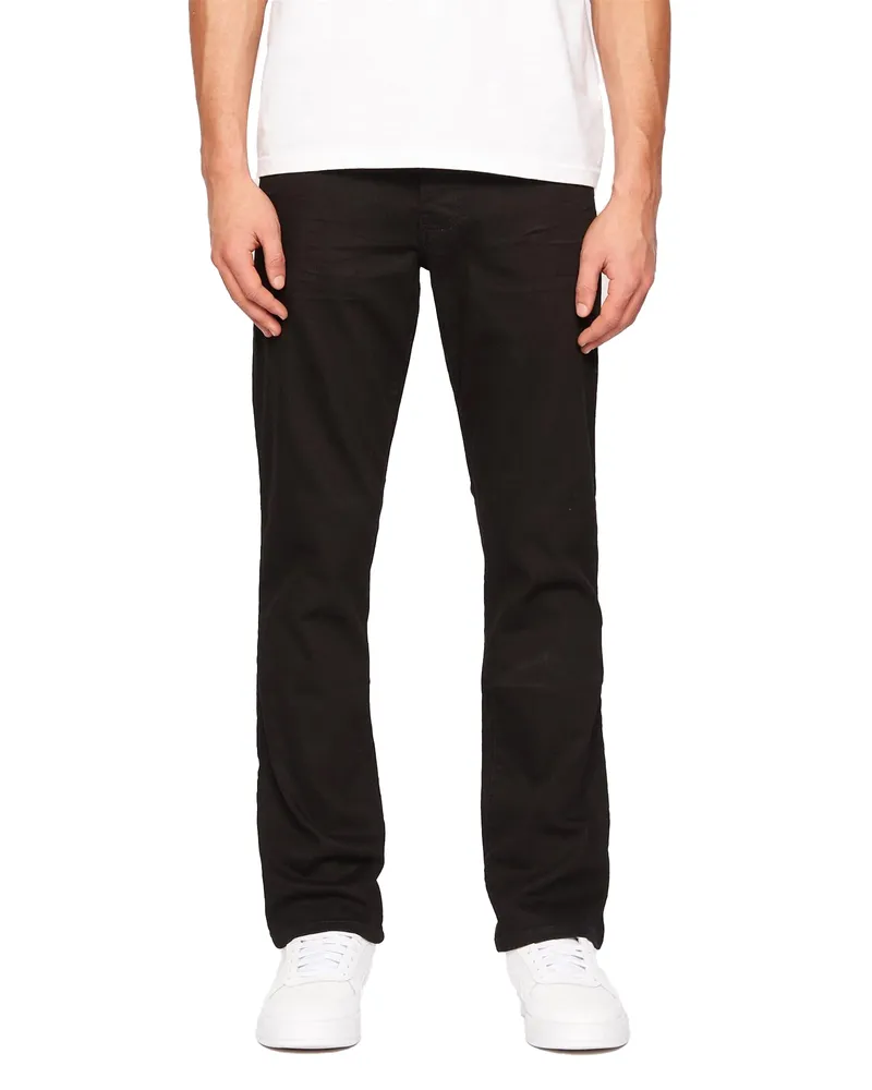 CrossHatch Princed" Jeans für Herren (Schwarz Schwarz
