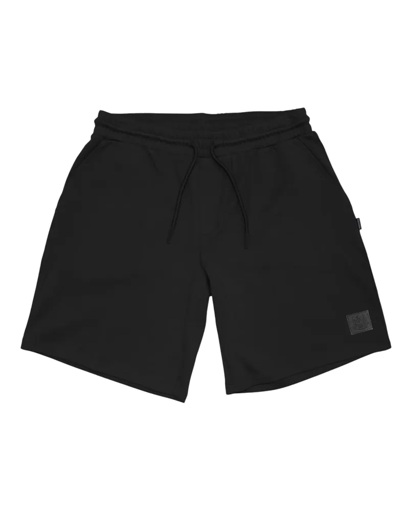 Aquascutum Freizeitshorts für Herren/Damen Unisex (Schwarz Schwarz