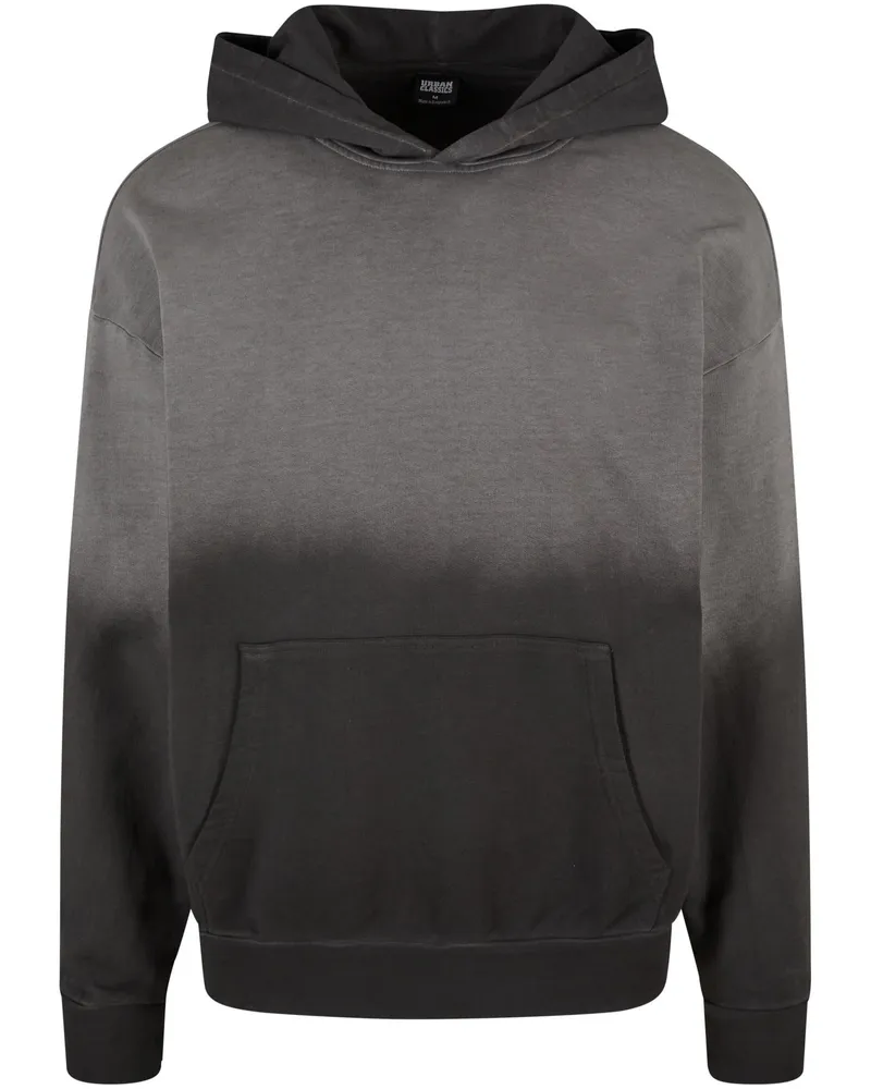 Urban Classics Kapuzenpullover Sonnengebleicht für Herren (Schwarz Schwarz