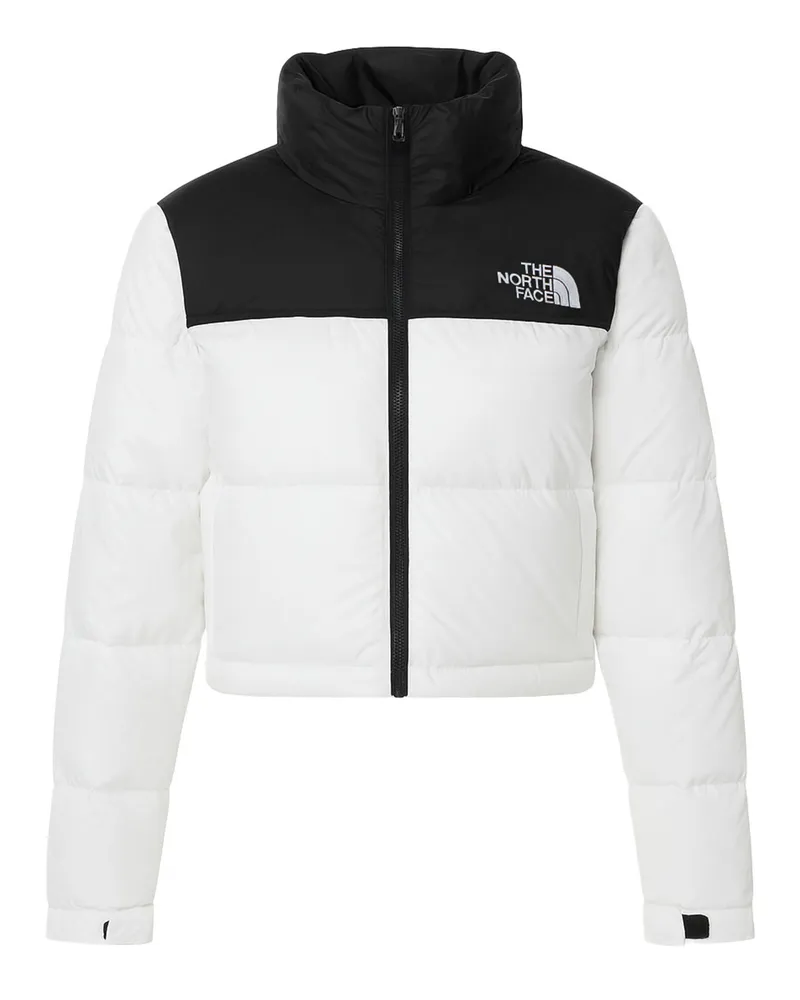The North Face Nuptse Short Damenjacke - Weiß Weiß