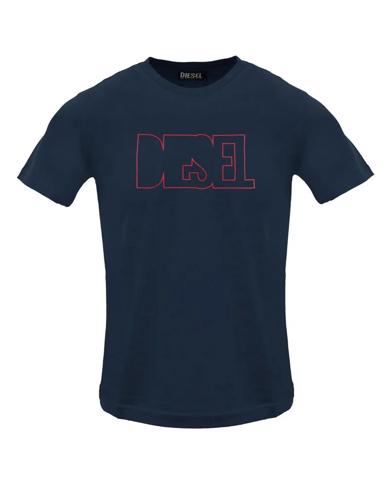 Diesel T-Shirt für Herren (Totale Finsternis Schwarz