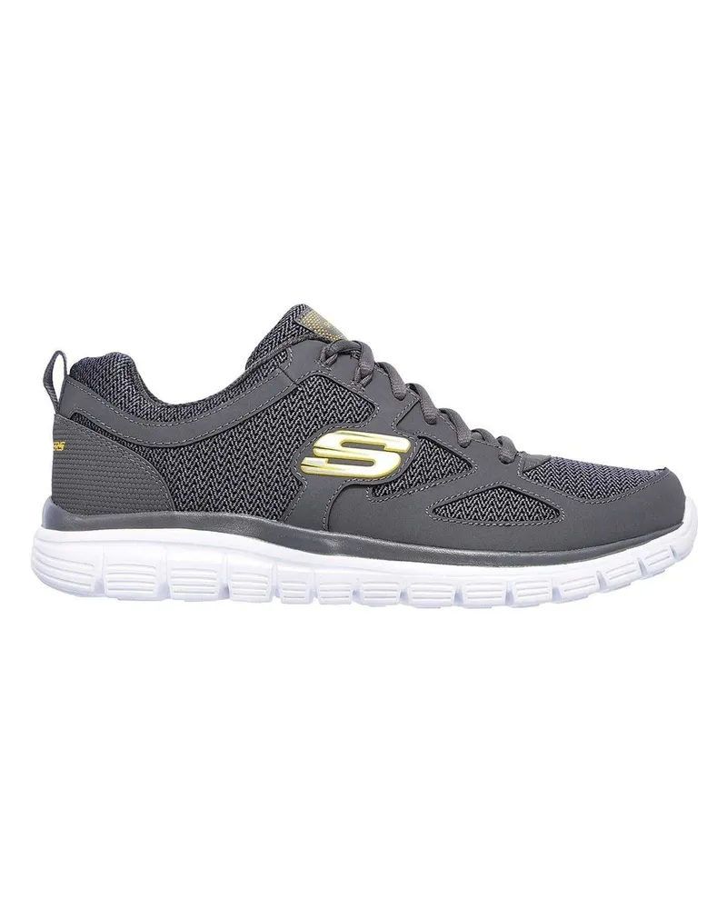 Skechers Burns Agoura" Sneaker für Herren, Trubuck-Kunstleder (Holzkohle Anthrazit