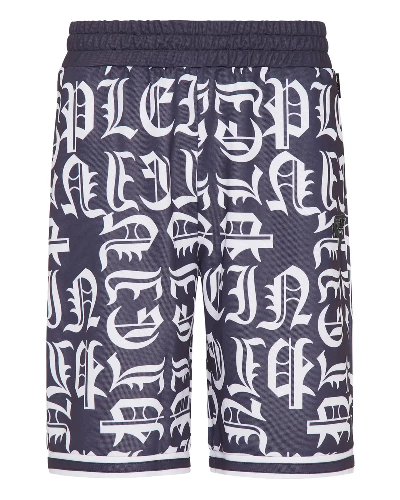 Philipp Plein Jogginghose Gothic Plein Dunkelblau