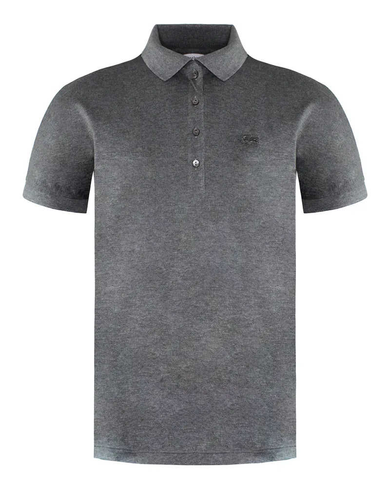 Lacoste entspannte Fit Womens Grey Polo -Hemd Grau