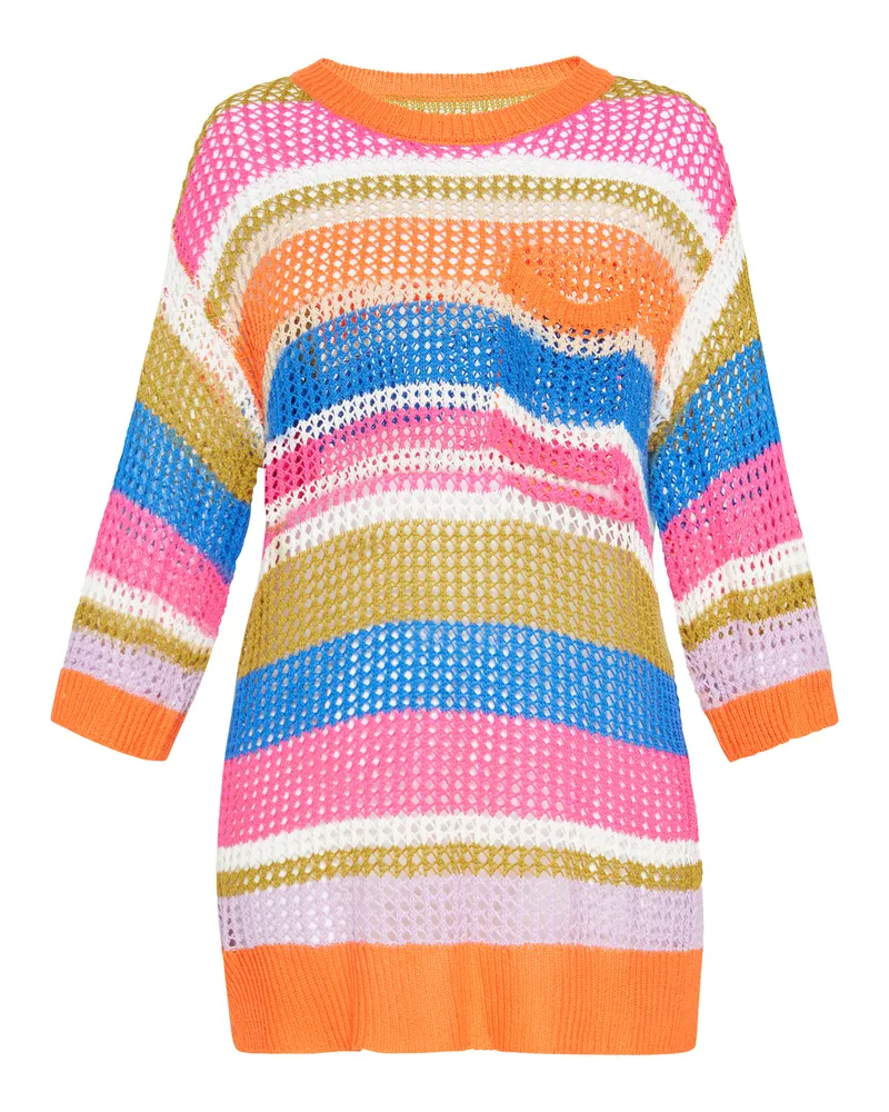 Usha Pullover Frauen mehrfarbig orange Mehrfarbig