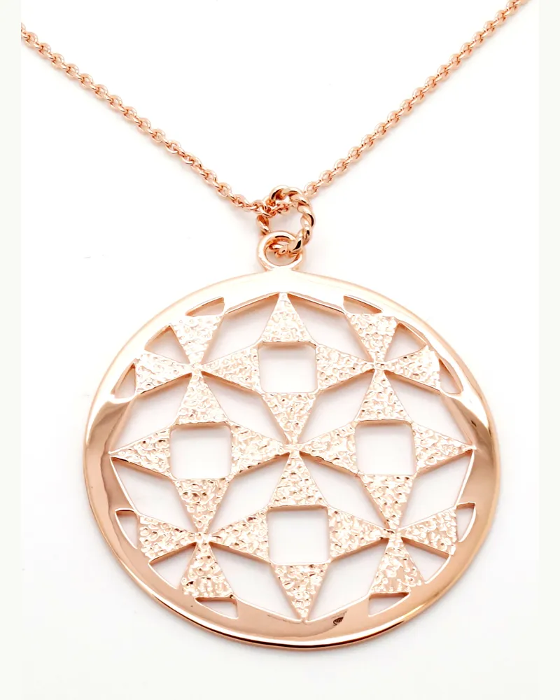 Orphelia Damen-Kette aus 925er Sterlingsilber mit Anhänger – Rosé ZH-6037/1 Rosé