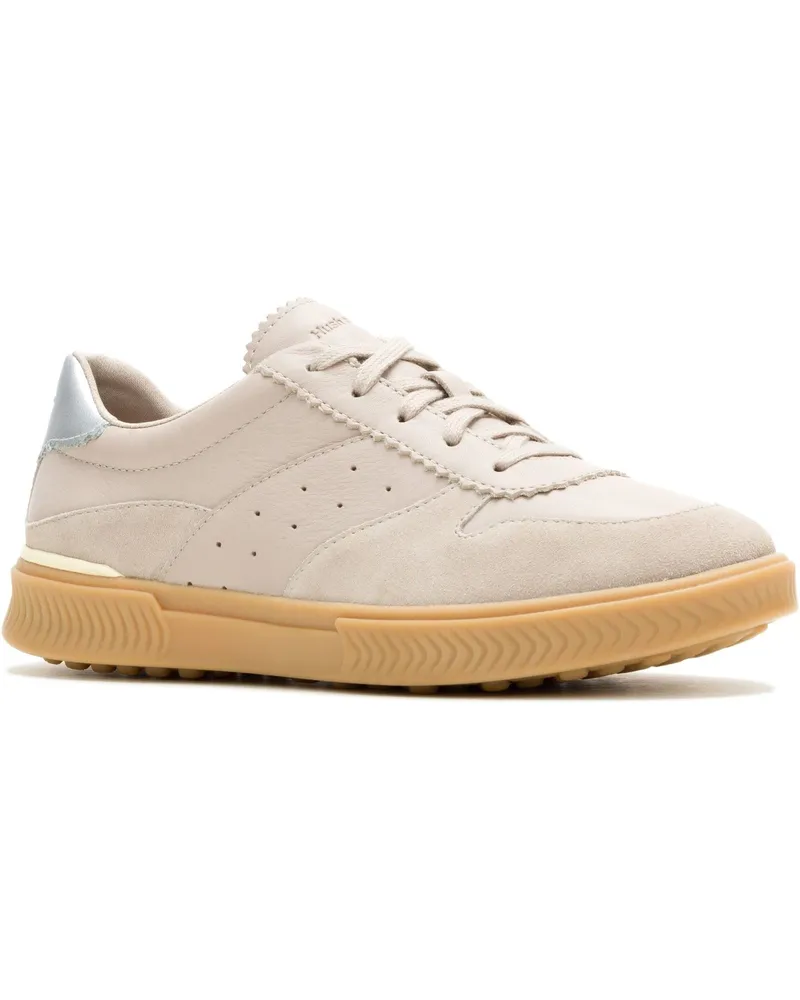 Hush Puppies Mae Leder Damen Taupe Sneakers Taupe