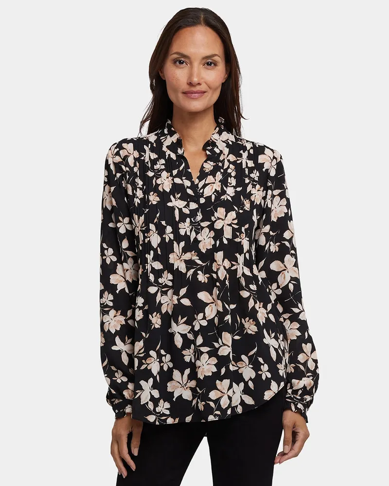 NYDJ not your daughter's Jeans  Faltenfront-Tunika | Claudette Mehrfarbig
