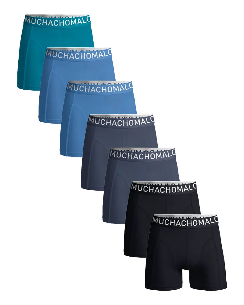 Muchachomalo Herren Boxer Shorts - 7er Pack - Herren Unterwäsche Mehrfarbig