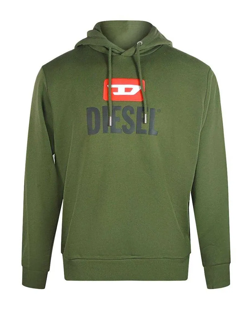 Diesel Kapuzenpullover für Herren (Grün Grün