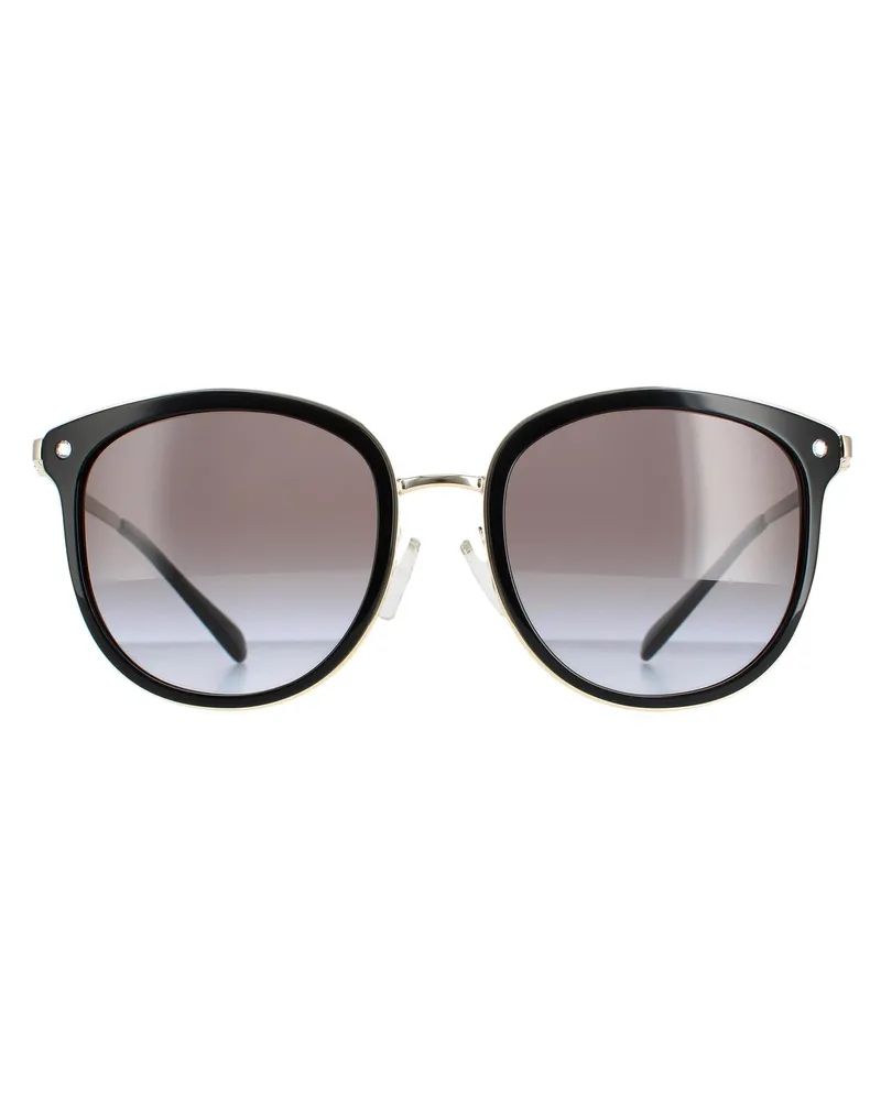 Michael Kors Rund Damen Schwarz Dunkel Grau Farbverlauf Adrianna Hell MK1099B Schwarz