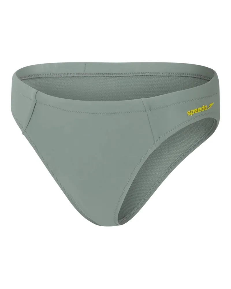 Speedo Bikinihöschen für Damen, Hohes Bein (Grün Grün
