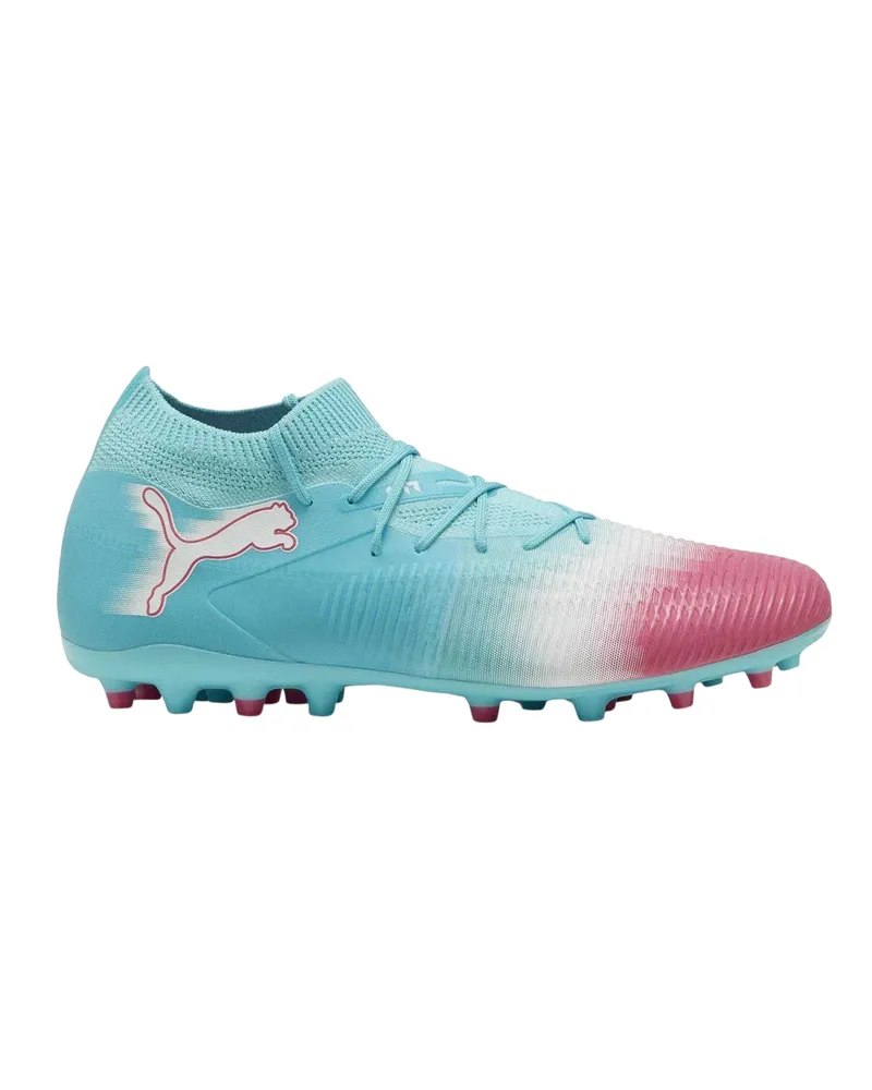 Puma Future 8 Match" Fußballschuhe mit festem Boden für Herren (Blau/Rot/Weiß Blau