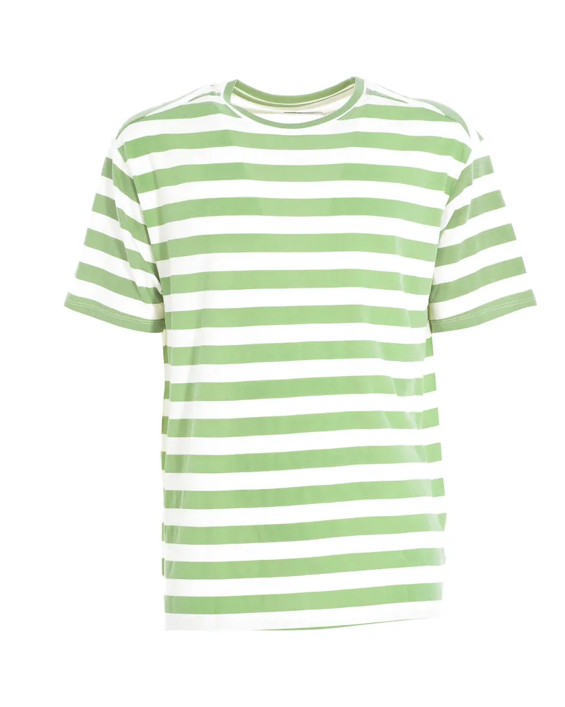 Eleven Paris AZIZ Rundhalsausschnitt Kurzarm-T-Shirt 17S1TS296 Frau Grün