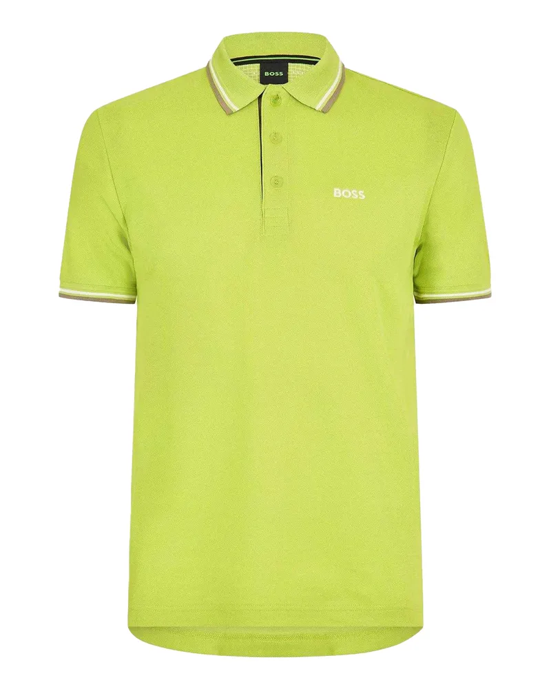 HUGO BOSS Paddy" Poloshirt für Herren, kurzärmlig (Pastellgrün Grün