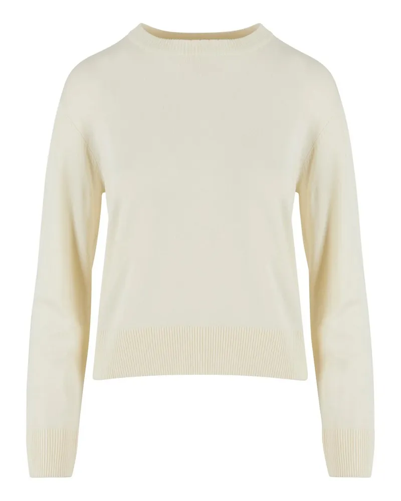 Urban Classics Sweatshirt Rundhalsausschnitt für Damen (Hell Sandfarben Wollweiß