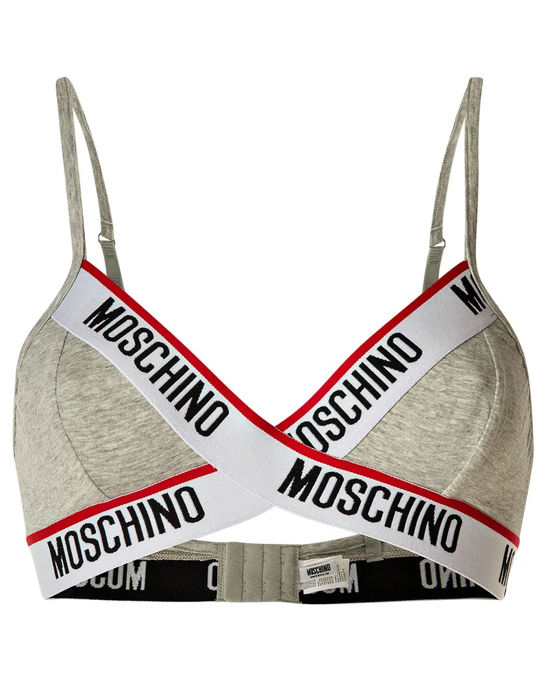 Moschino BH Baumwolle Stretch Grau