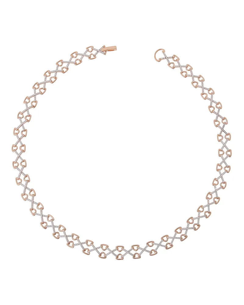 Orphelia Halskette für Damen, Sterling-Silber 925, Silber/Rosé, ZK-7212 Silber