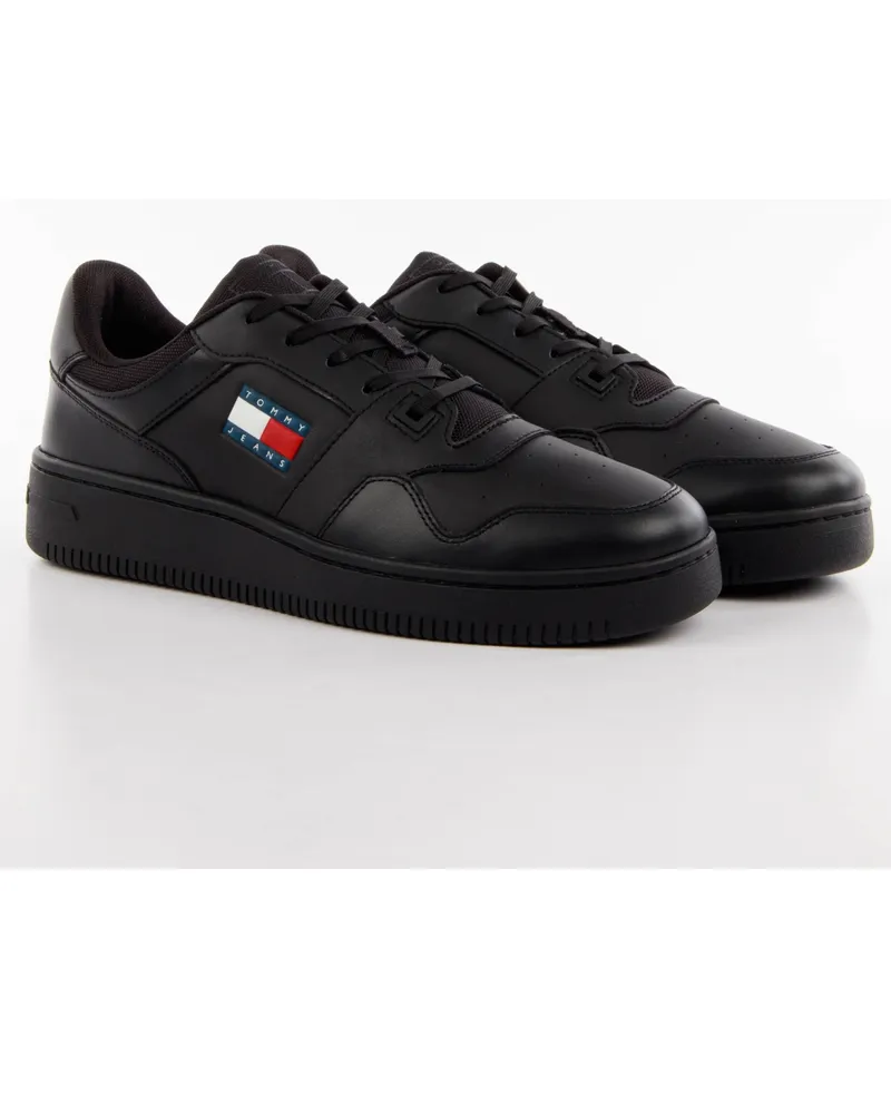 Tommy Hilfiger Herren Retro-Ballschuhe Schwarz