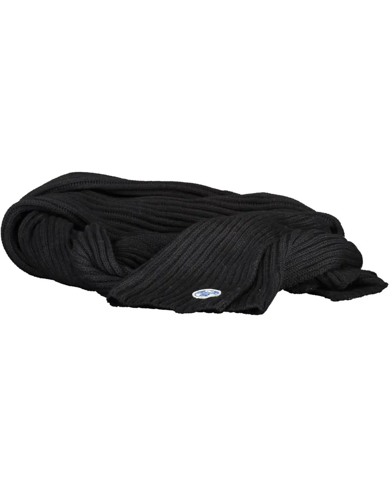 North Sails Rippstrickschal Schwarz Schwarz