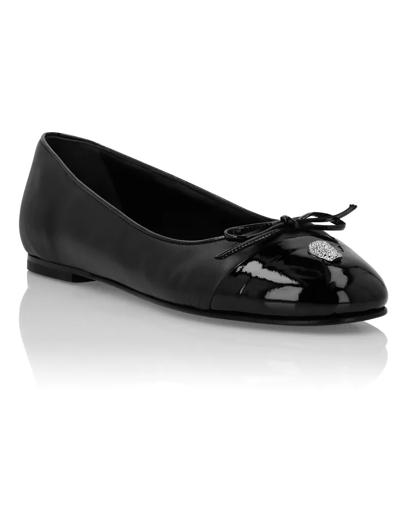 Philipp Plein Ballerinas Skull Schwarz