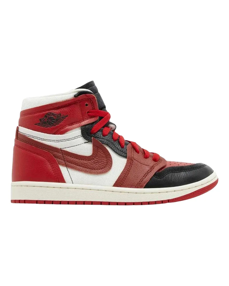Nike Air Jordan 1" Sneaker für Damen, Leder (Blau/Schwarz/Weiß Schwarz