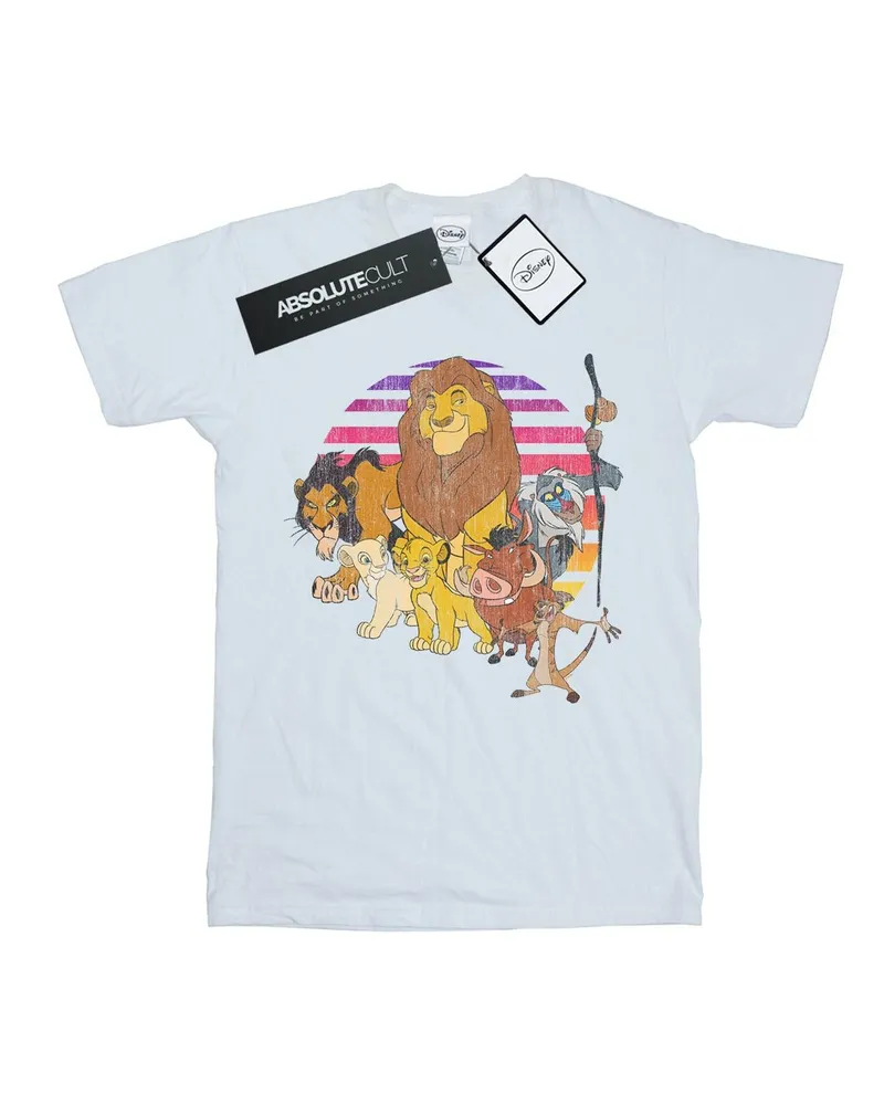 Disney Herren Der König der Löwen Stolz Familie T-Shirt (Weiß Weiß