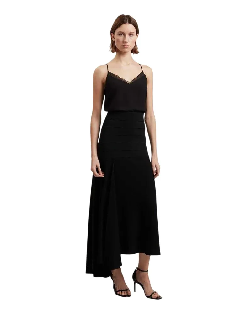 Ted Baker Top für Damen, Leicht, Chiffon (Schwarz Schwarz