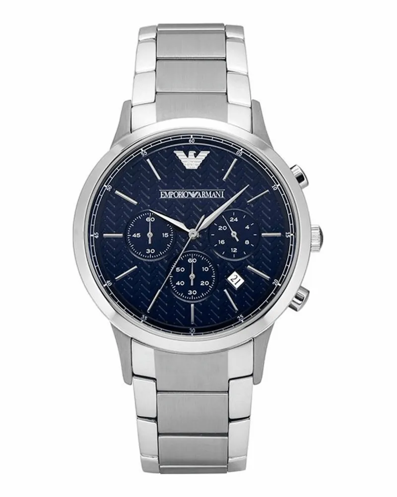 Emporio Armani Herrenuhr Quartz Silber Silber