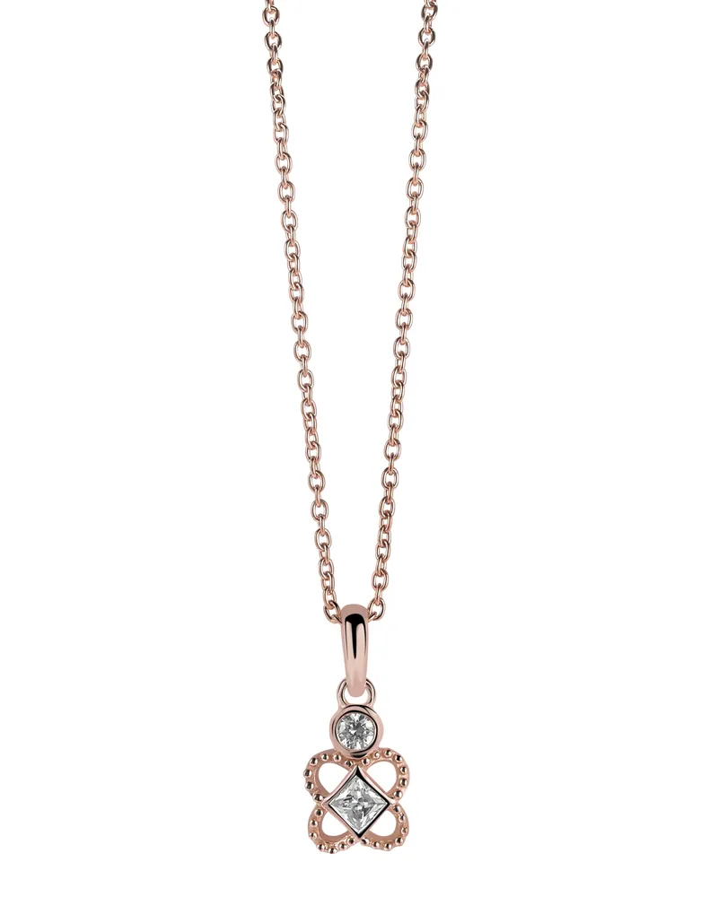 Orphelia Damen-Kette aus 925er Sterlingsilber mit Anhänger – Rosé ZH-6032/1 Rosé