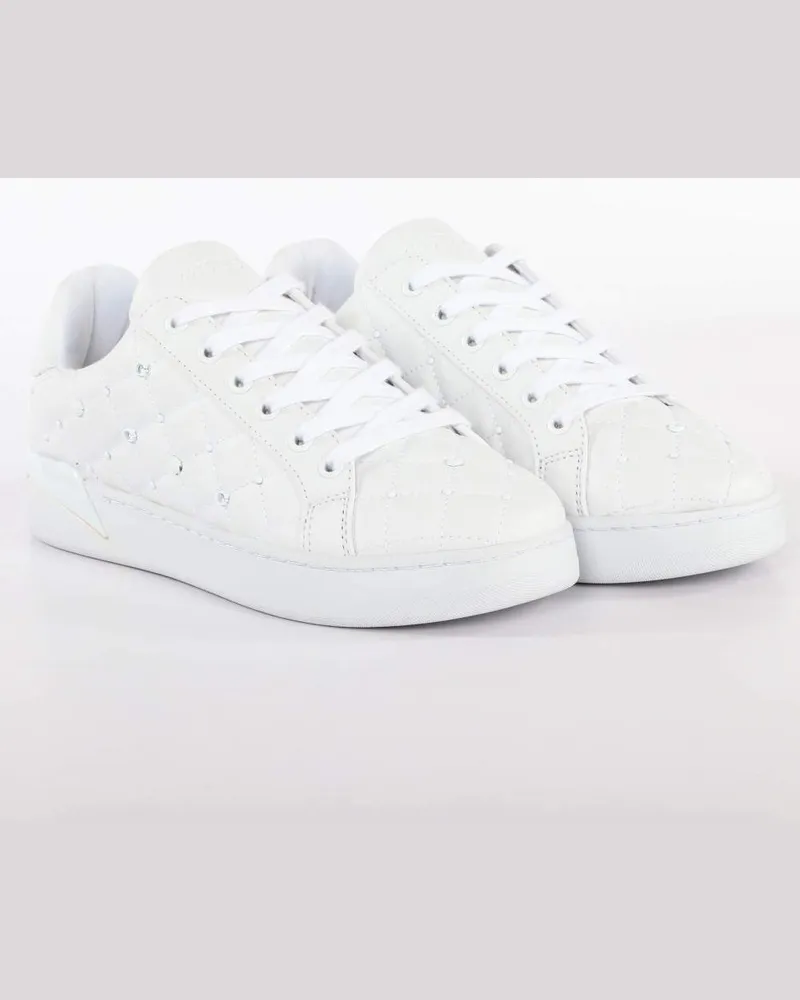 Guess Basket  Damen Reea Sneaker mit Logo-Aplikation Weiß