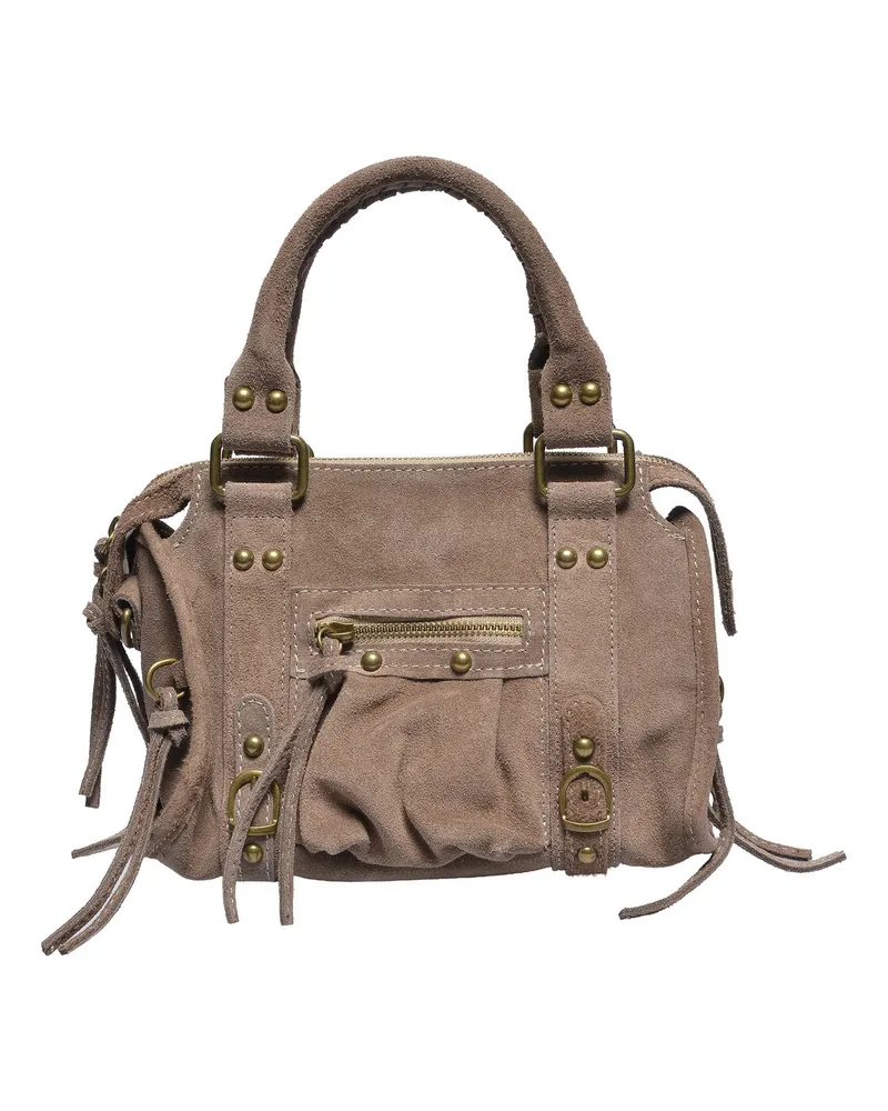 Luisa Vannini MUD Rindsledertasche Beige